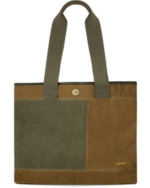 Barbour Mya Dusky Green Shopping Bag