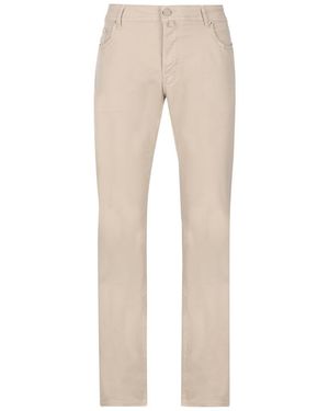 Jacob Cohen Trousers - Natural
