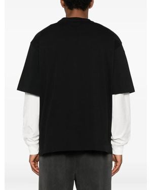 Off-White c/o Virgil Abloh Statement Skate S/s Tee Black - White