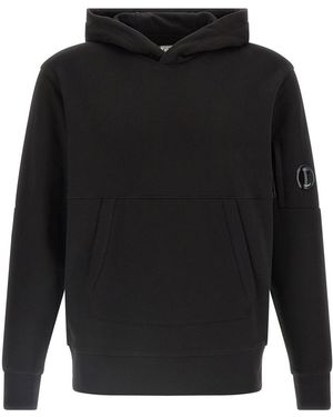 C.P. Company 'Diagonal Raised' Hoodie - Black