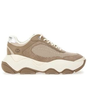 Michael Kors "atlas" Leather Trainer - White