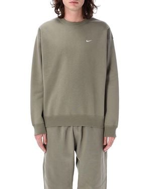 Nike Solo Swoosh Sweatshirt - Grey
