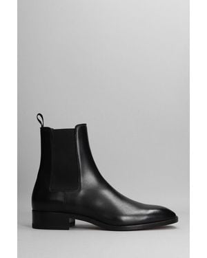 Christian Louboutin Samson Flat Ankle Boots - Black
