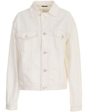 Maison Margiela Denim Kaban - White
