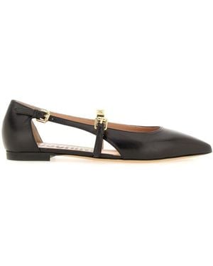 Moschino Leather Ballerina - White