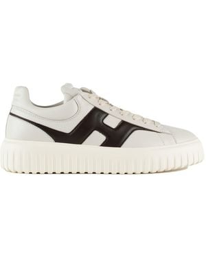Hogan And H-Stripes Sneakers - White