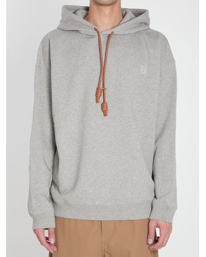 Loewe Hoodie Anagram - Grey