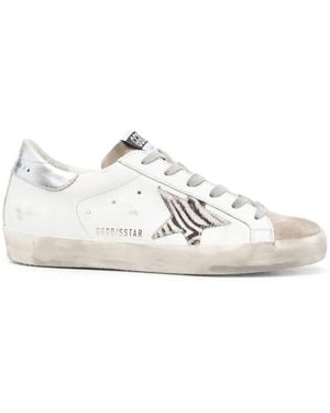 Golden Goose Super-Star Shoes - White