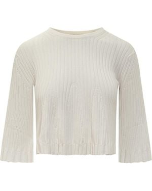 Loulou de Saison Silk Top - White
