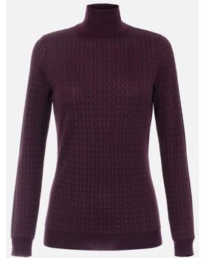 Elisabetta Franchi Maglia Tricot - Purple