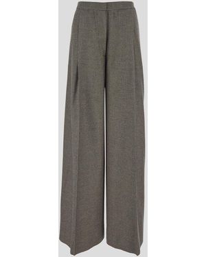 Lardini Wide Leg Trousers - Grey