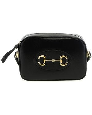 Gucci Horsebit 1955' Small Crossbody Bag - Black