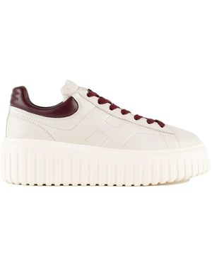Hogan And Boredeaux H-Stripes Sneakers - Pink