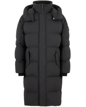 Moose Knuckles Everest Long Puffer Jacket Clothing - Black