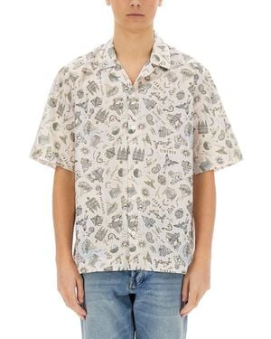 Paul Smith Souvenir Print Shirt - White