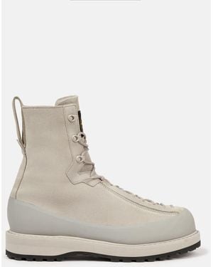 Stone Island Suede Leather Ankle Boots - Natural