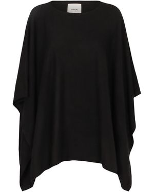 Vince Cashmere Poncho - Black