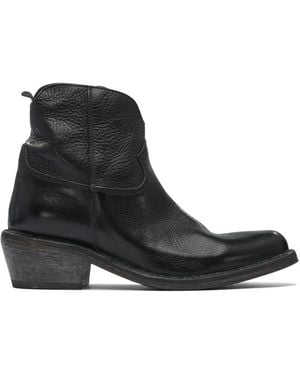 Moma "Dallas 50Mm" Cowboy Boots - Black