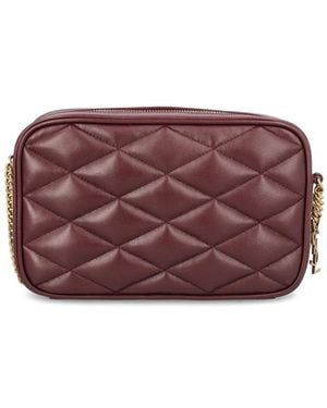 Saint Laurent Leather Crossbody - Purple