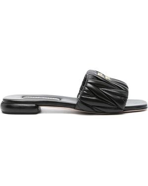 Miu Miu Sandals - Black
