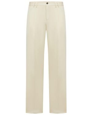 PT Torino Regular & Straight Leg Pants - Natural