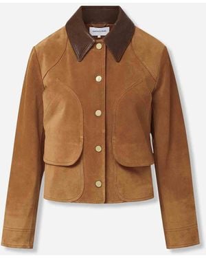 Veronica Beard Walters Short Jacket - Brown