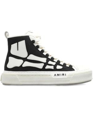 Amiri "skel Court High" Trainers Shoes - Black