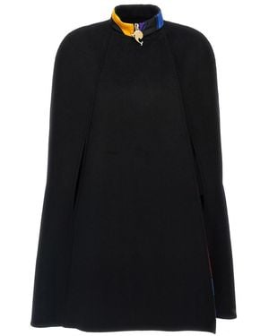 Emilio Pucci Wool Cape - Black