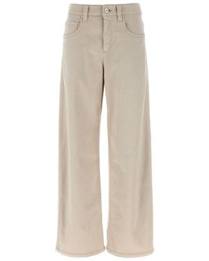 Brunello Cucinelli 'Loose Barrel' Jeans - Natural