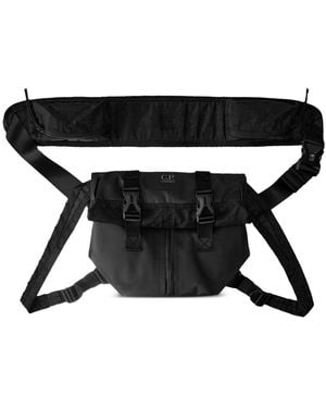 C.P. Company Accessories Bag In Rubber Reps Mixed Bags - Black