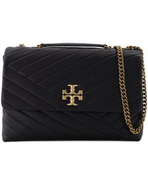 Tory Burch Kira Chevron Convertible Shoulder Bag - Black