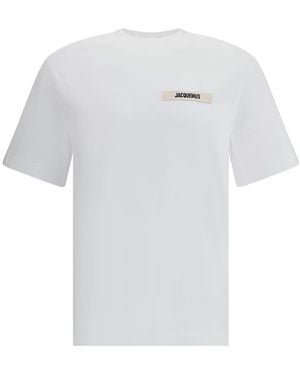 Jacquemus Logoed T-Shirt - White