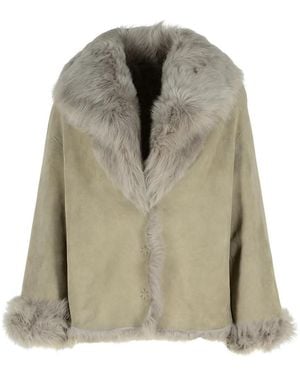 Salvatore Santoro Stucco Leather Jacket - Natural