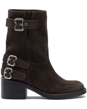 Chloé "Dakota" 60Mm Ankle Boots - Black