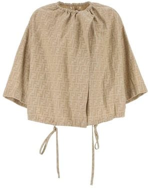 Fendi Jackets And Vests - Natural