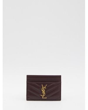 Saint Laurent Cassandre Cardholder - White