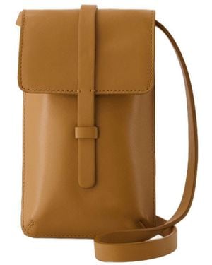 【関税込み】Leonore Crossbody - Ines De La Fressange - Leath Ines De La Fressange Leonore Crossbody - Leather - Camel