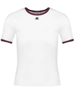 Courreges Signature T-Shirt - White