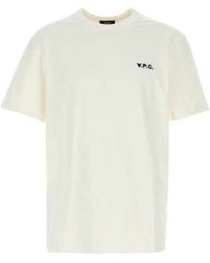 A.P.C. T-Shirt Boxy Petit Vpc - White
