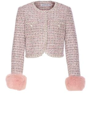 Self-Portrait Jackets - Pink