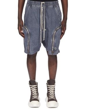 Rick Owens Drkshdw Bauhaus Shorts - Blue