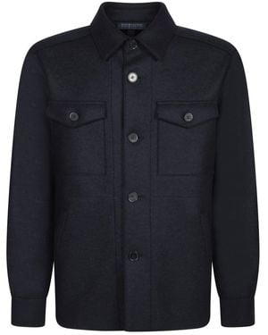 Harris Wharf London Shirts - Blue