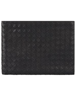 Bottega Veneta Leather Briefcase - Black