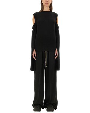 Rick Owens Wool Jersey - Black