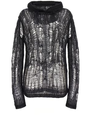 Rick Owens 'Spider Hoodie' Hooded Jumper - Black