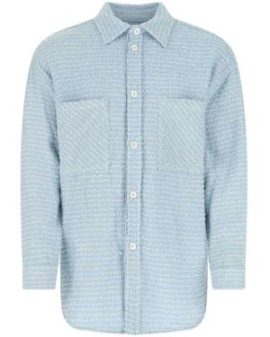 Faith Connexion Tweed Shirt - Blue