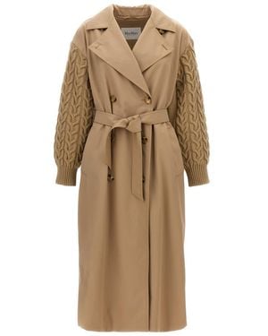 トレンチコート Max Mara 'Ctrench' trench coat Cトレンチ] コットン ブレンド トレンチ コート, camel