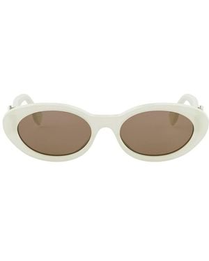 Fendi Ff Diamonds Sunglasses - White