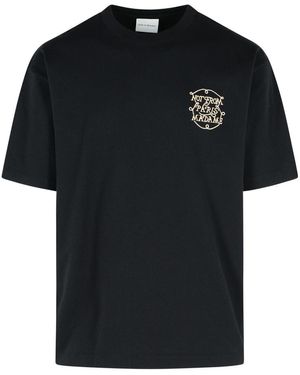 Drole de Monsieur Black Cotton T-shirt