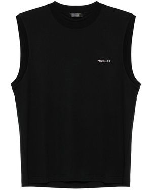 Mugler T-Shirts - Black